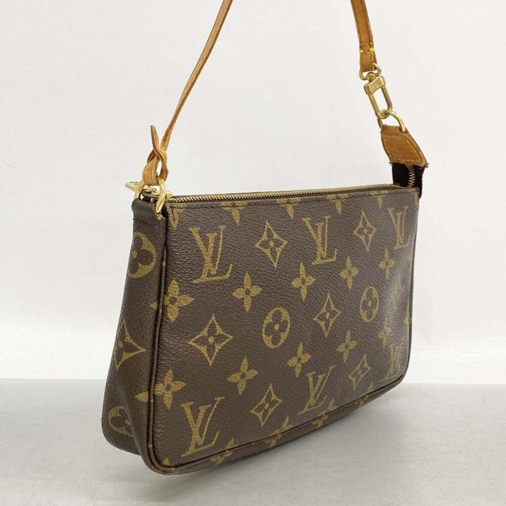 LOUIS VUITTON Brown Monogram Pochette Pouch - Picture 2 of 10